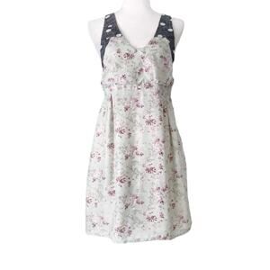 Lerario Beatriz Ditsy Floral Silk Dress Size 8 Lagenlook Summer